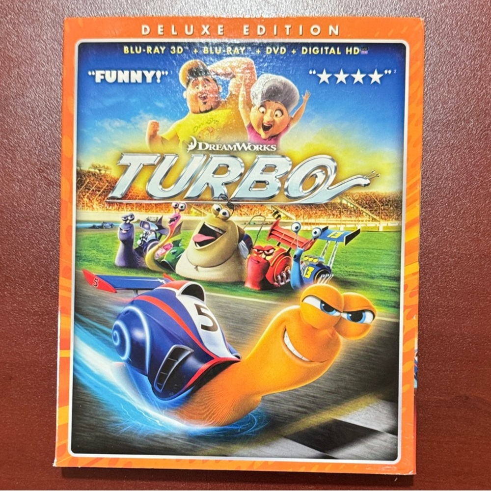 Dreamworks Turbo Deluxe Edition Blu-ray -  3D Blu-ray and DVD